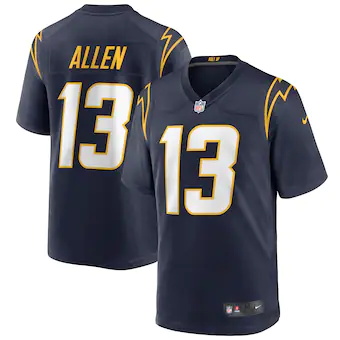 mens nike keenan allen navy los angeles chargers alternate 